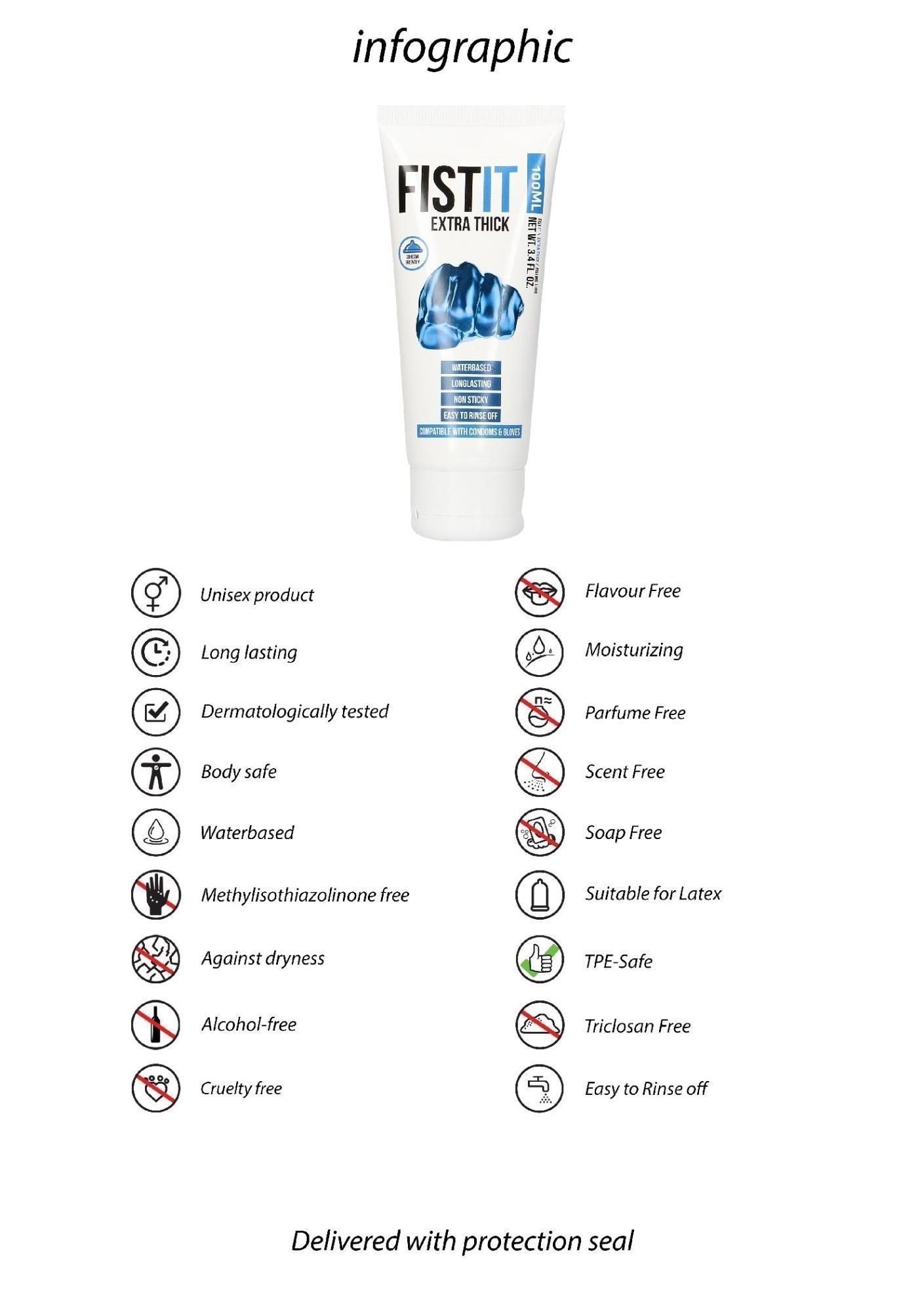 Лубрикант на водной основе ShotsToys Fist It Extra Thick, 100 мл