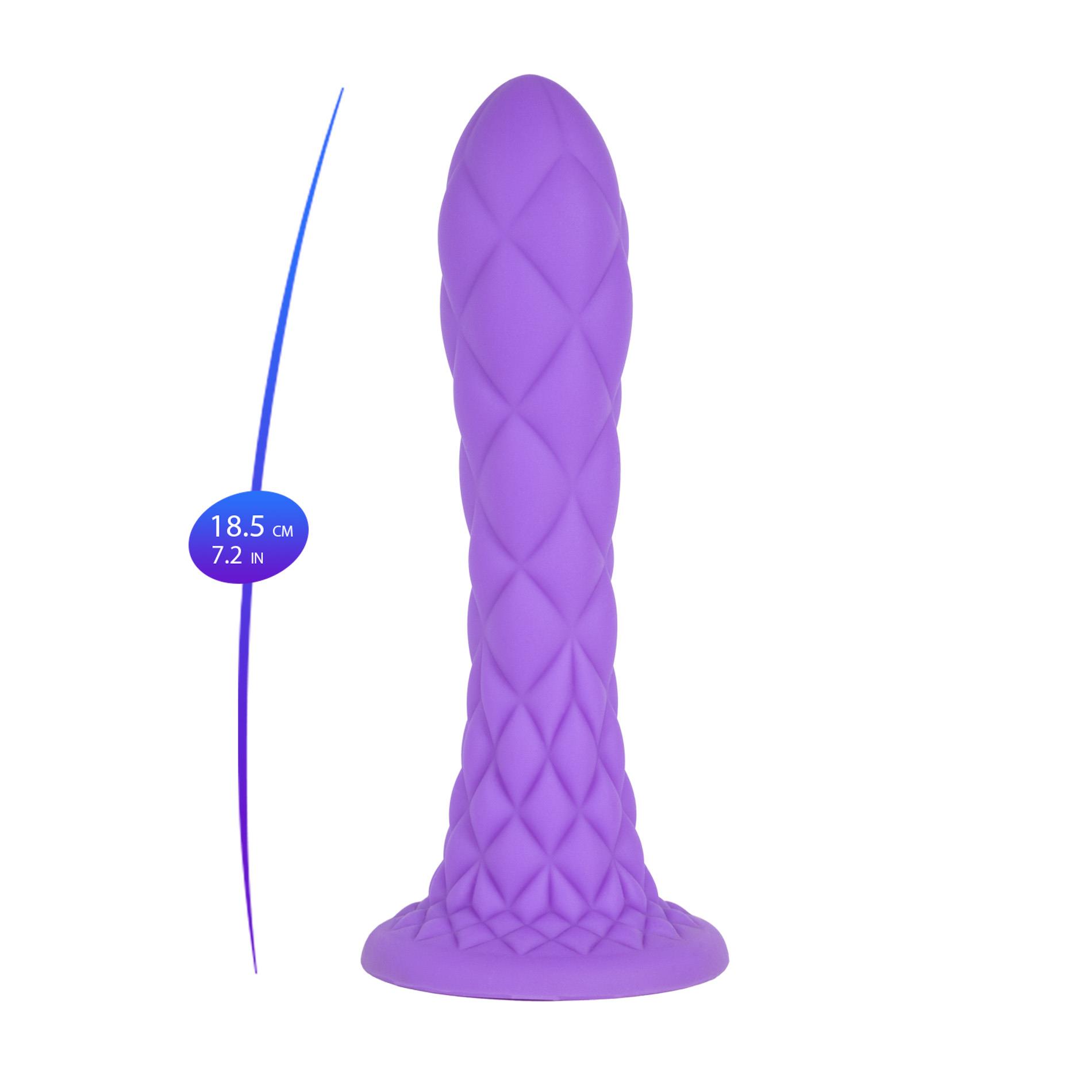 Фаллоимитатор Silexd Fantasy Line Dreamy 7”, 18.5 см (фиолетовый)