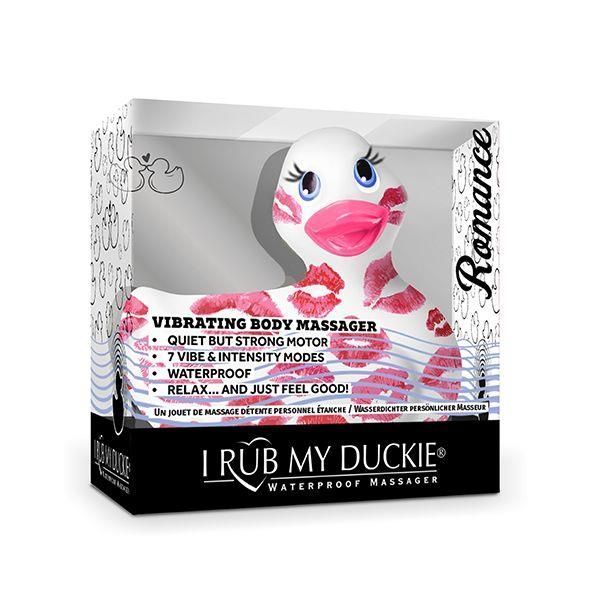 Вибратор I Rub My Duckie 2.0, 7,6 см (белый с розовым)