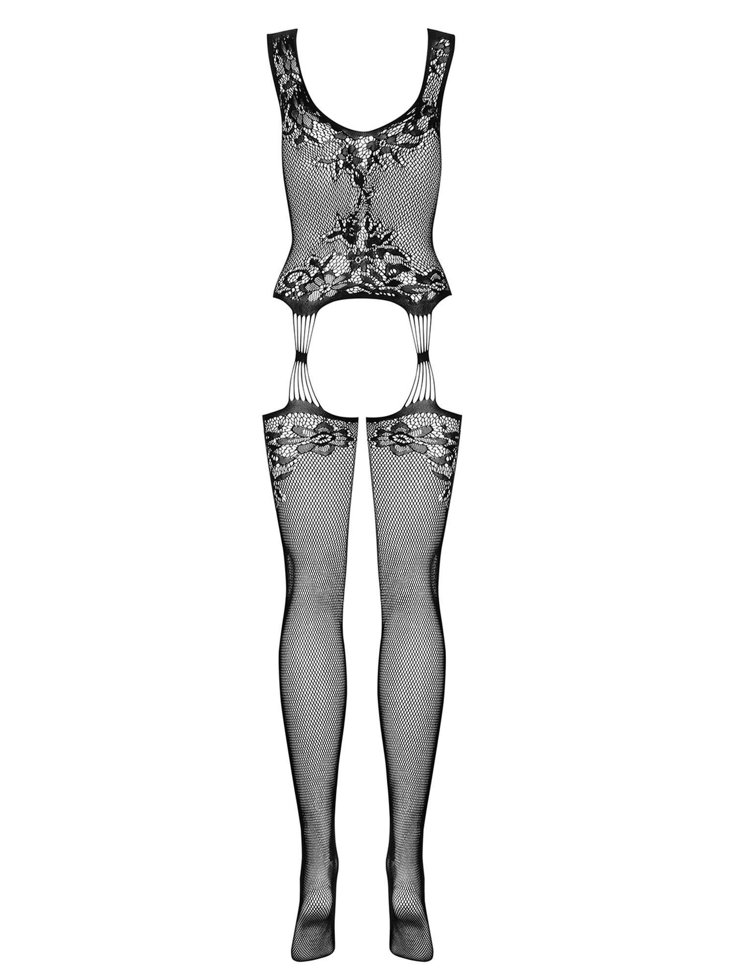 Бодистокинг Obsessive F221, XL/XXL (черный)