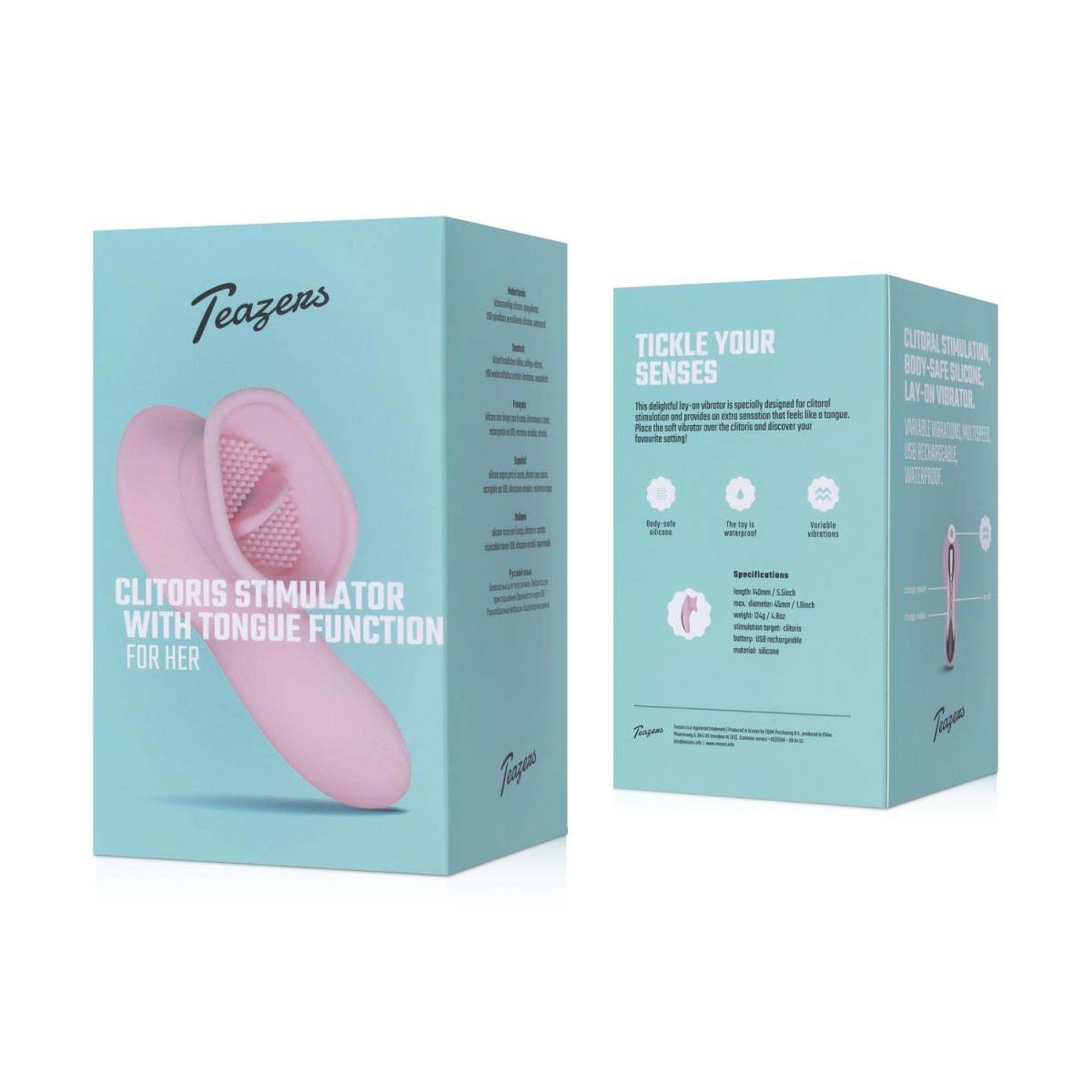 Вибратор для клитора Teazers Clitoral Stimulator (розовый)