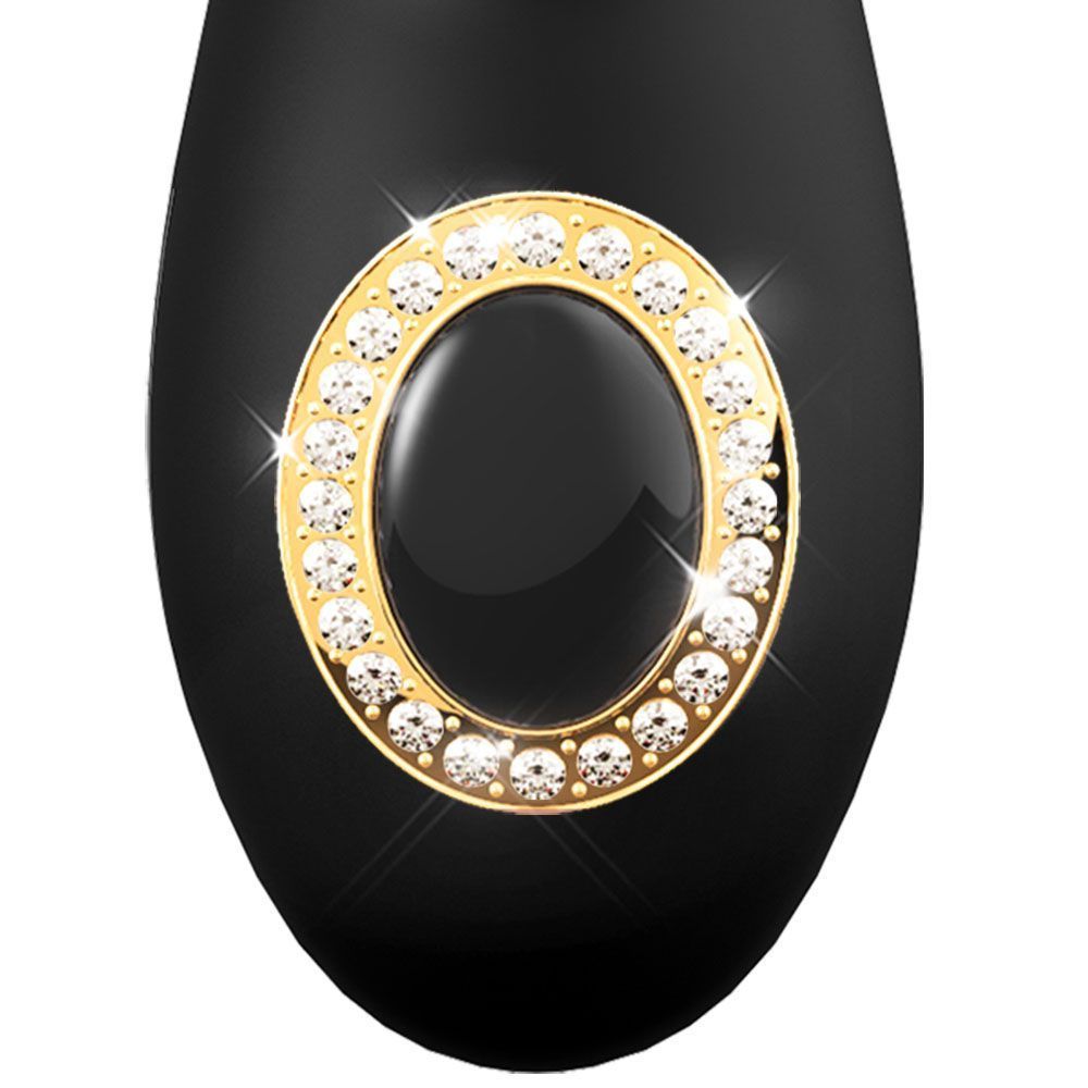 Вибратор-кролик Dream Toys Prestige Alexia, 20 см (черный)