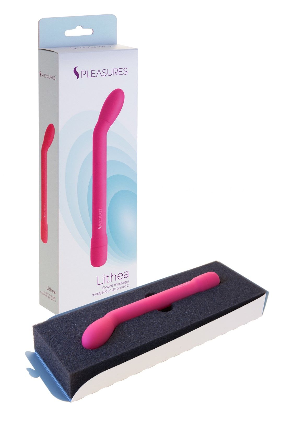 Вибратор Pleasures Lithea, 18 см (розовый)