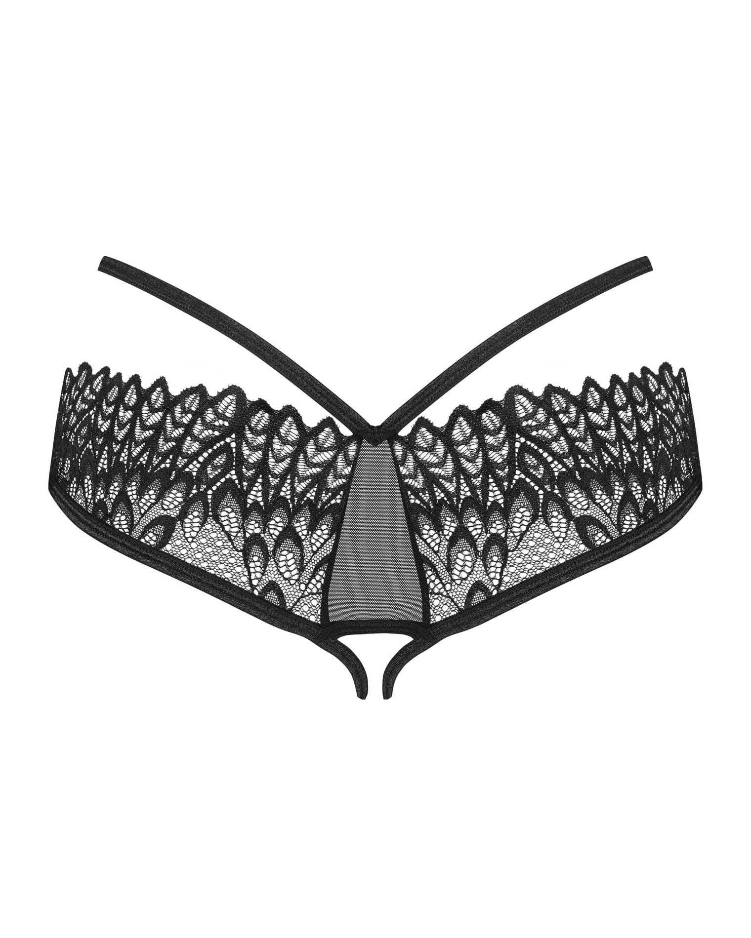 Трусики Obsessive Donarella, XS/S (черный)