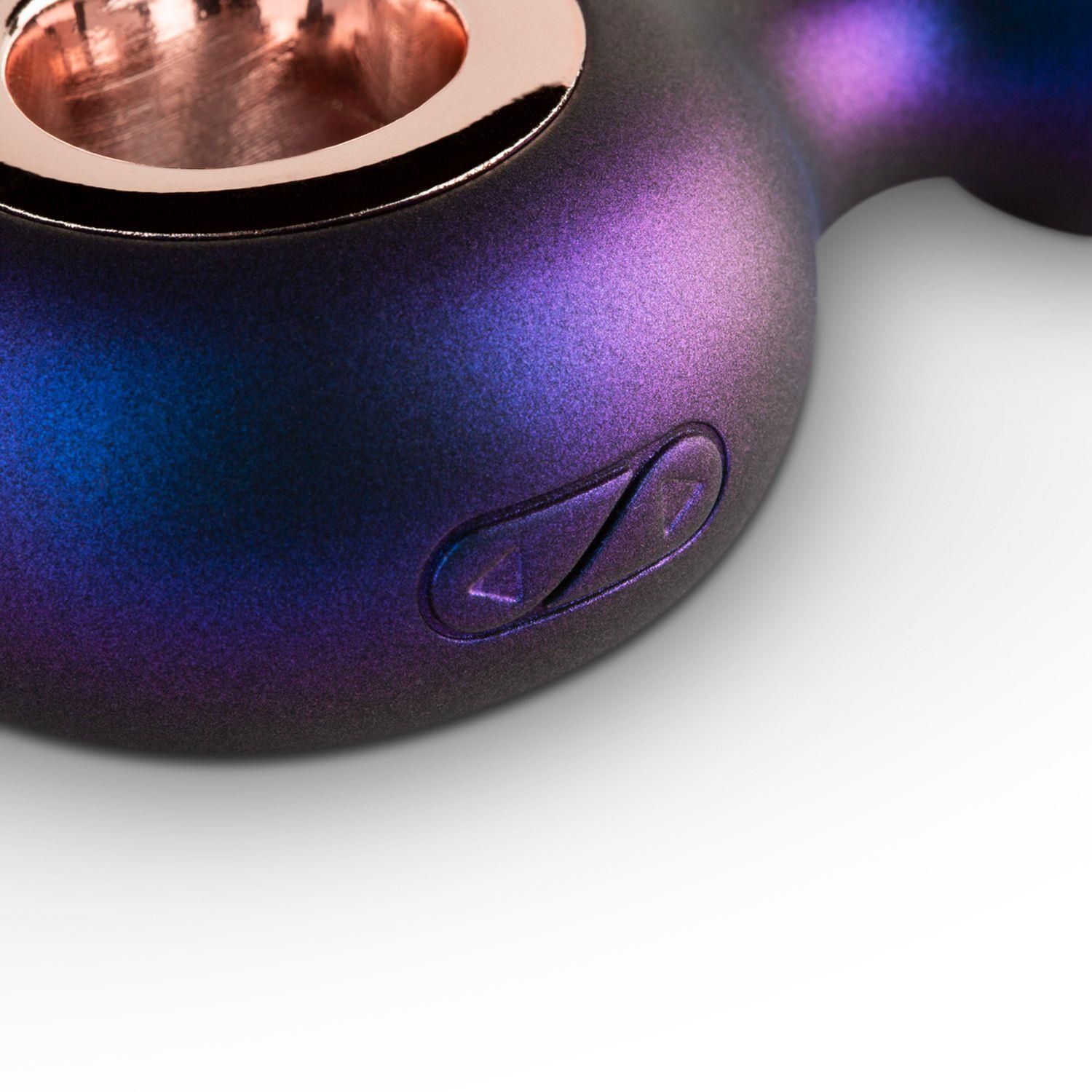 Анальна пробка Hueman Deep Space Vibrating Anal Plug 12,7 см (фіолетовий)