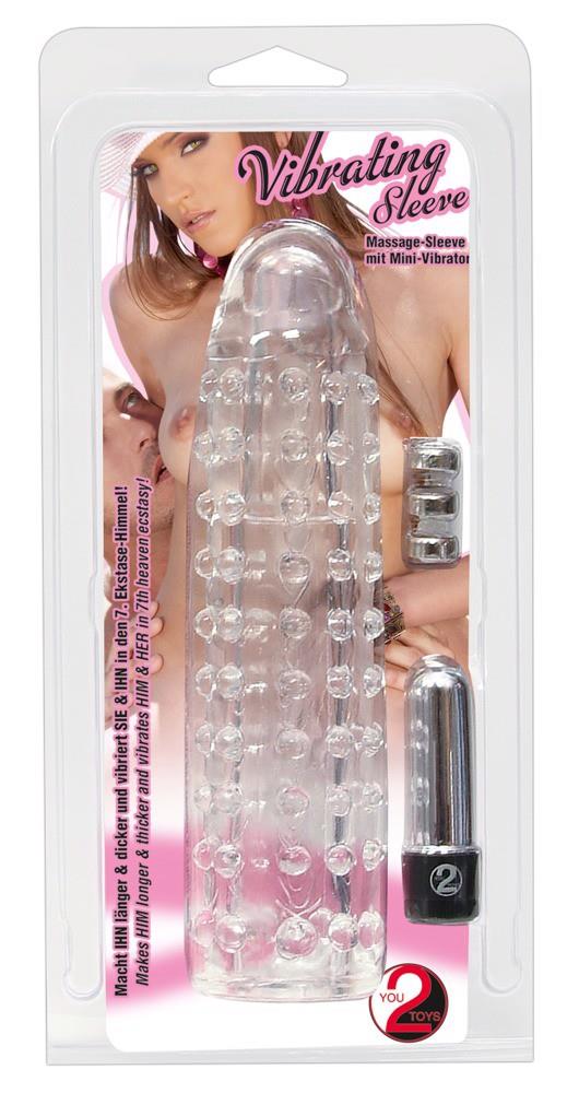 Насадка на пенис Orion Vibro Penis Sleeve, 16х4 см (прозрачный)