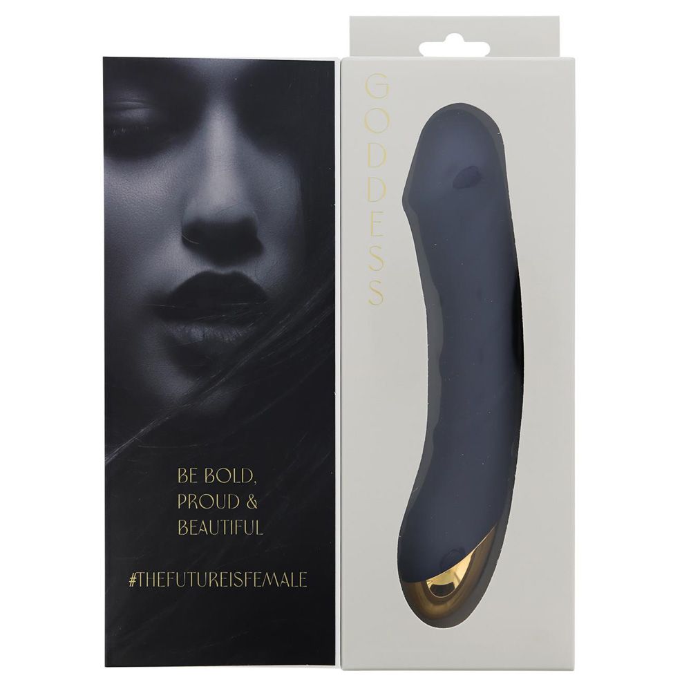 Wibrator do punktu G DreamToys Goddes Atlas, 21 cm (niebieski)