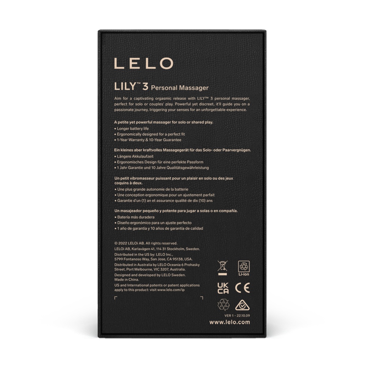 Вибратор для клитора Lelo Lily 3, 7,4 см (сиреневый)