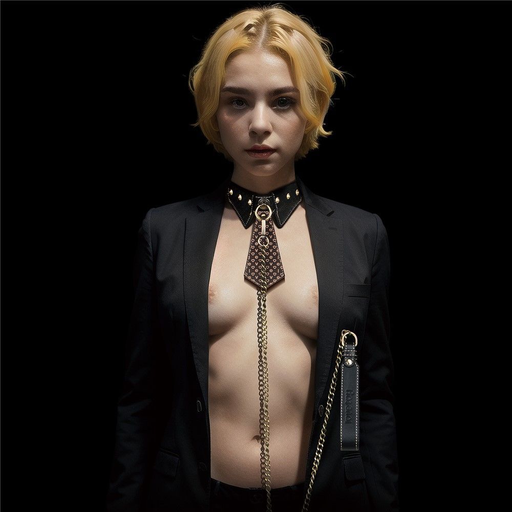 Нашийник Rebellion Reign Collar (коричневий)