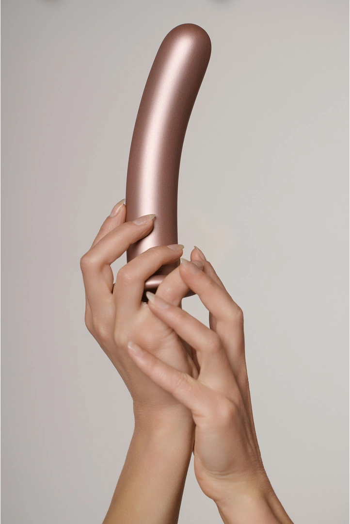 Фаллоимитатор Ouch! Smooth G-Spot Dildo 7'', 17.7 см (серый)