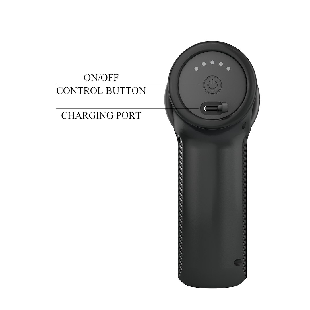 Вибромассажёр Pretty Love Dj Doctor, 12.1 см (черный)