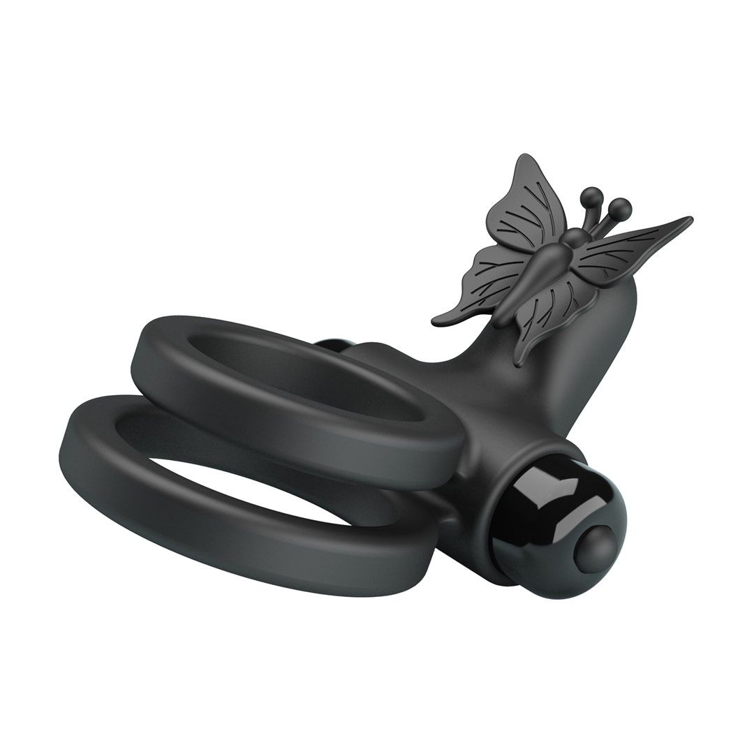 Эрекционное кольцо Pretty Love Passionate Ring IX, 8,6 см (черный)