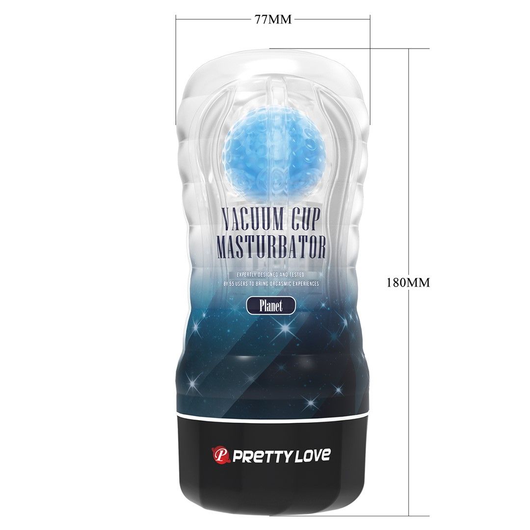 Мастурбатор Pretty Love Vacuum Cup Stellar (голубой)