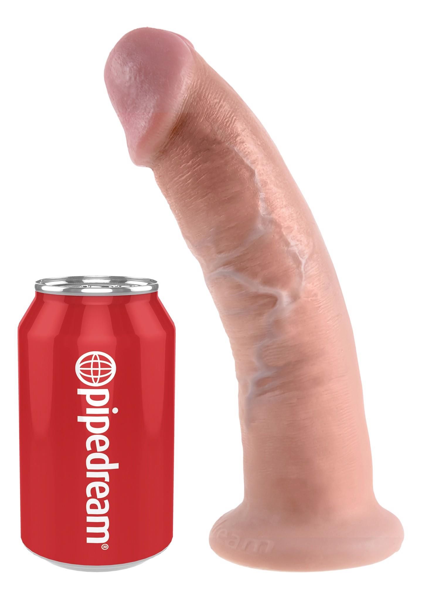 Фаллоимитатор King Cock 9, 23 см (телесный)