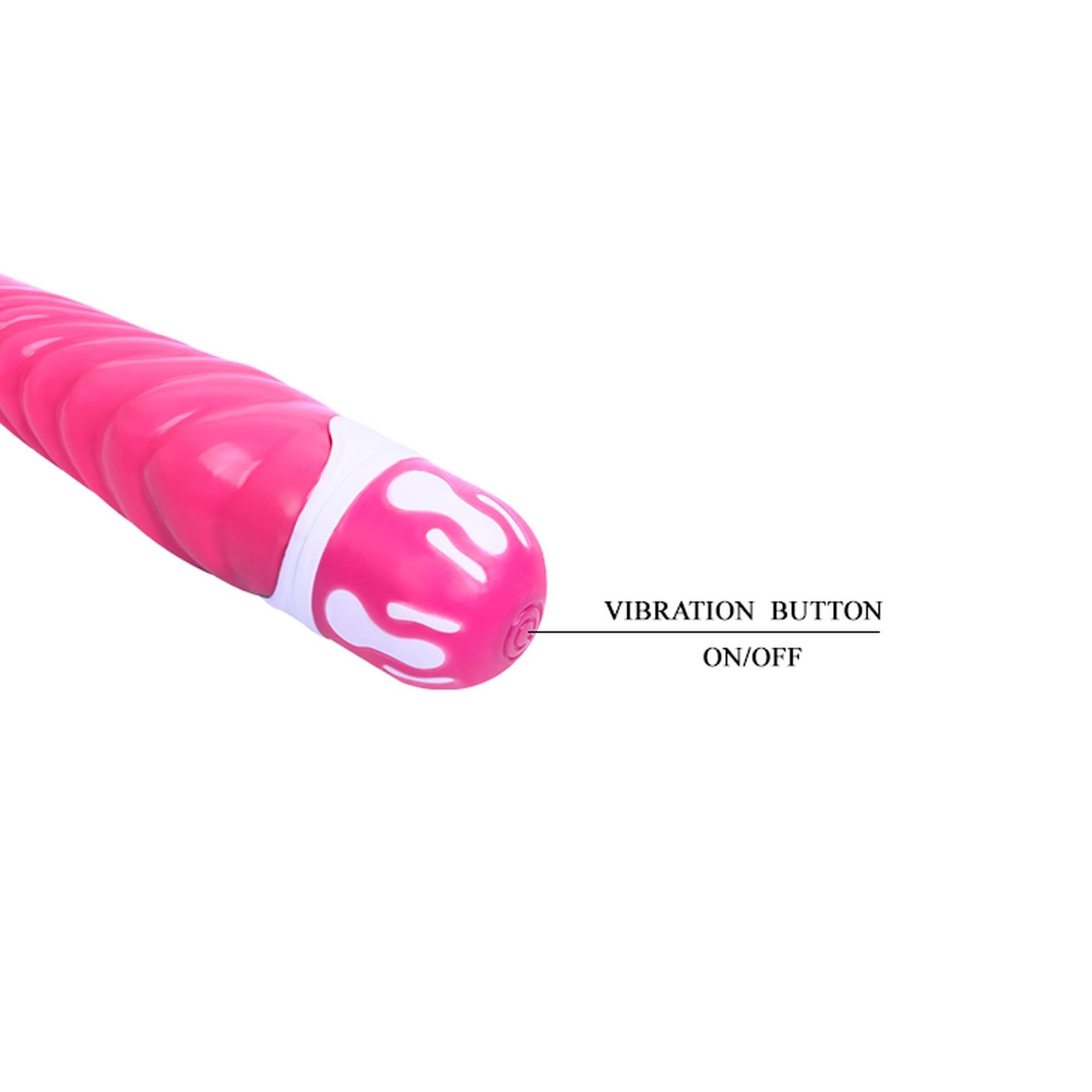 Вибратор Baile Realistic Cock, 21.8 см (розовый)