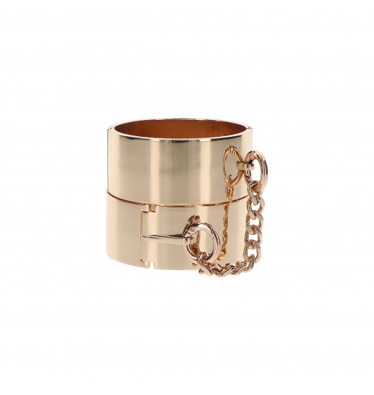 Наручники Taboom Dona Slave Wrist Cuffs, 6,2 см (золотой)