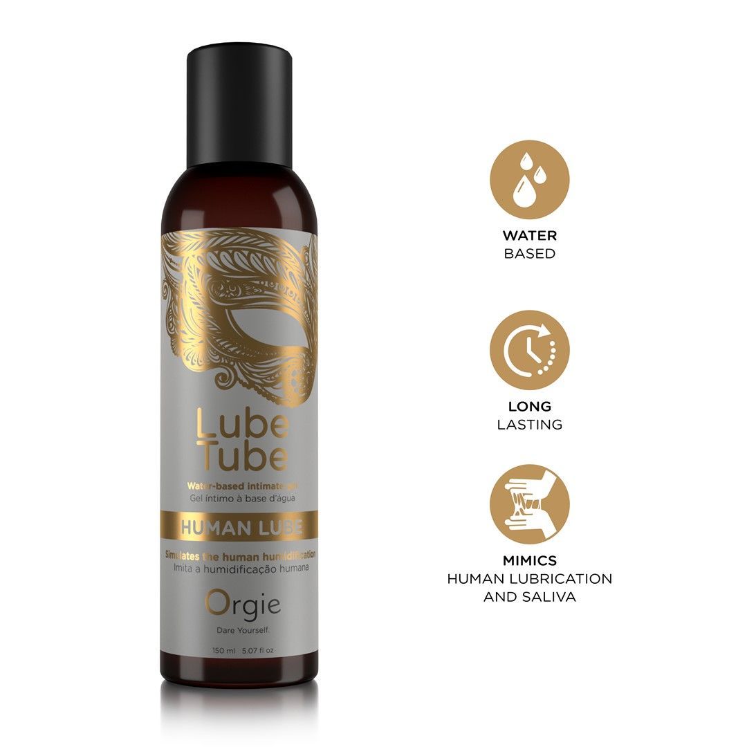 Лубрикант на водной основе Orgie Lube Tube Human Lube, 150 мл