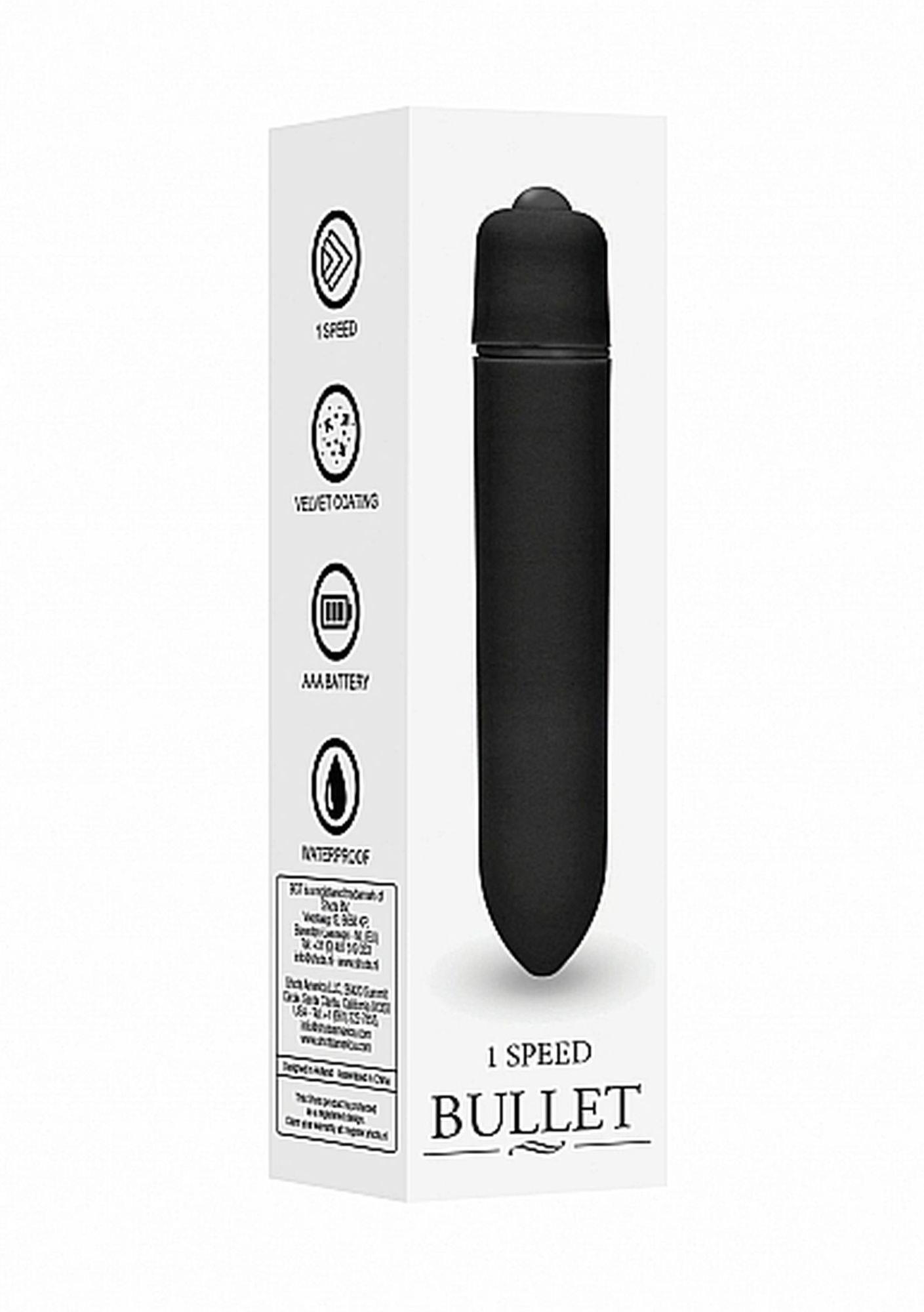 Вибратор для клитора Be Good Tonight 1 Speed Bullet, 9.3 см (черный)