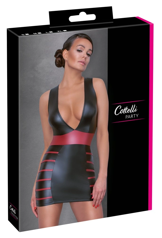 Сексуальное мини-платье Cottelli Party, XL (черный)