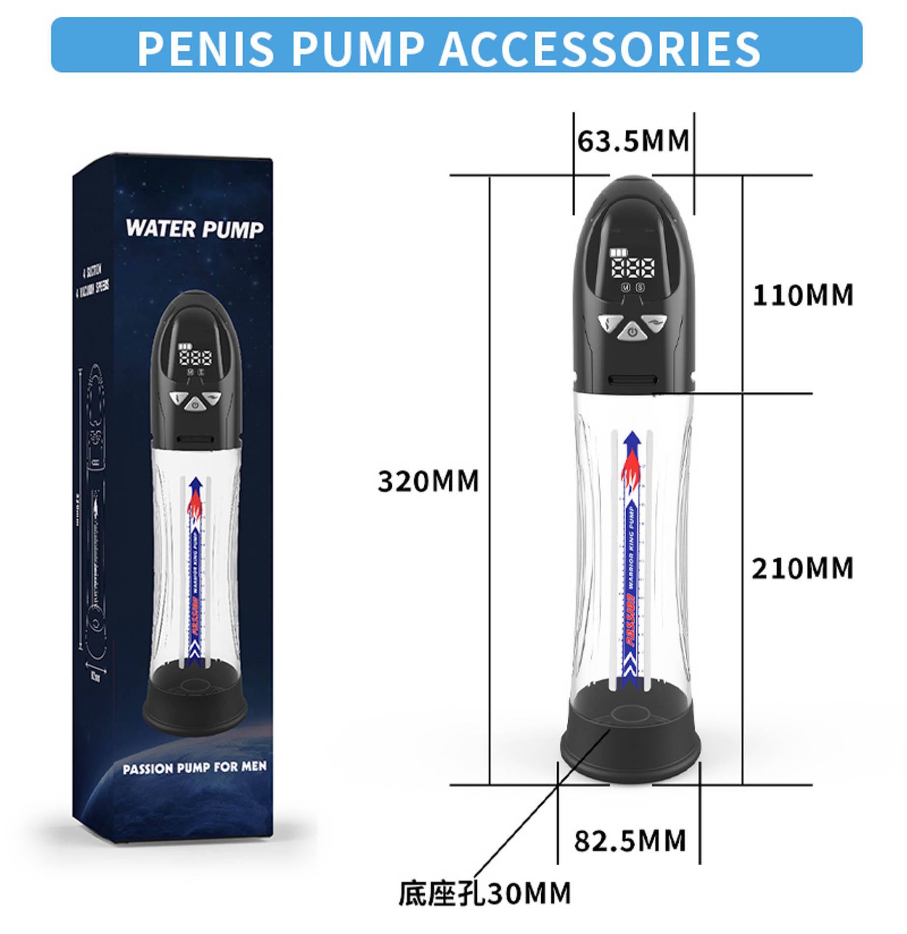Boys of Toys Passion Pump - Pompka do penisa B -, Przezroczysty, 31.6 cm