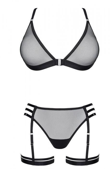 Комплект белья Demoniq LadyX Adora, L (черный)
