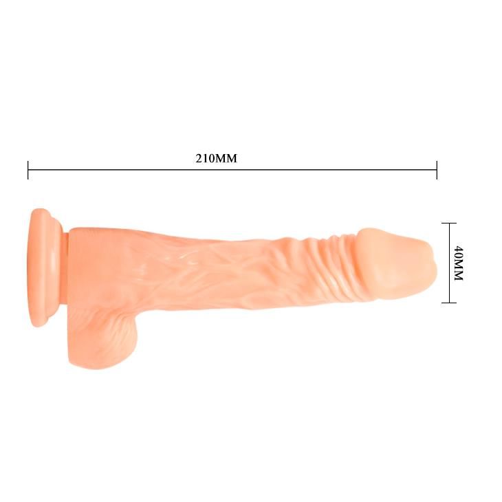 Реалистичный вибратор Baile Cock, 21 см (телесный)