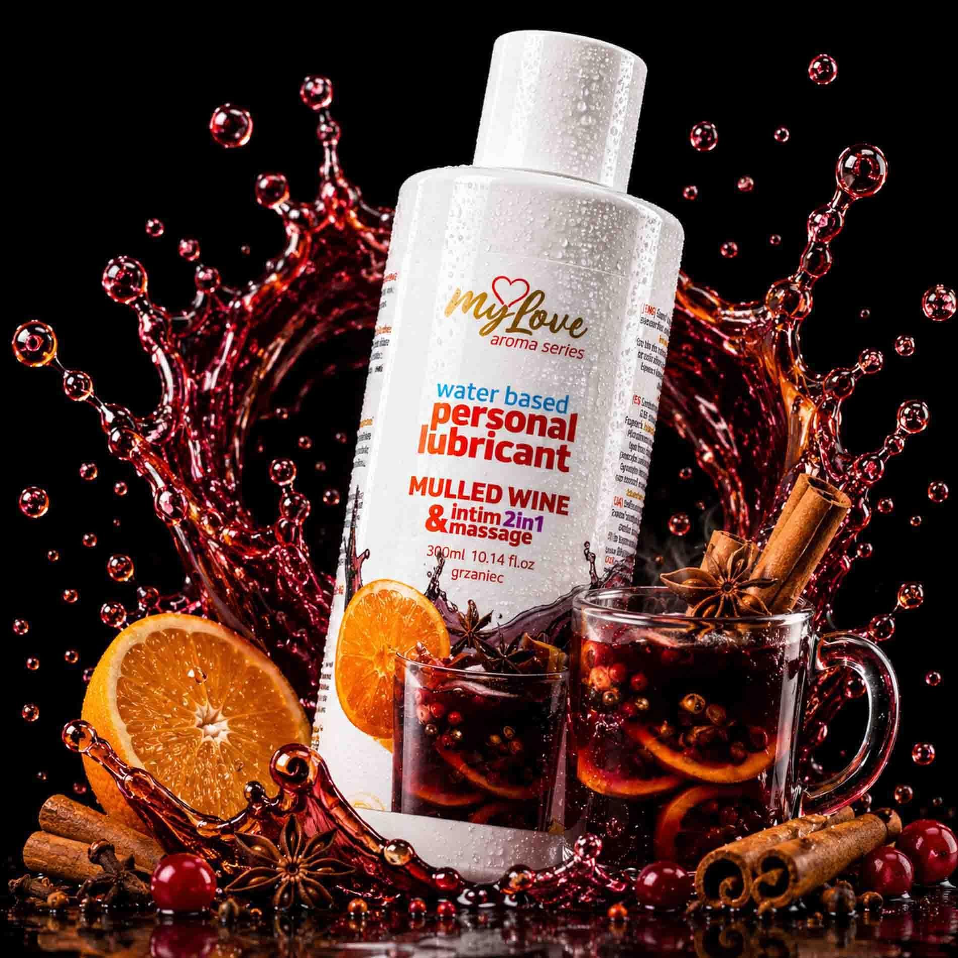 Лубрикант MyLove Aroma Series Intim&Massage 2in1 Mulled Wine, 300 мл