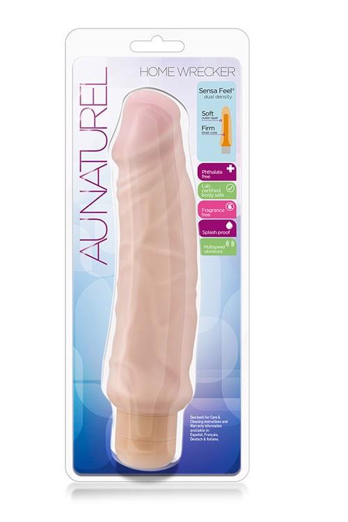 Вибратор Au Naturel Home Wrecker, 23.5 см (телесный)
