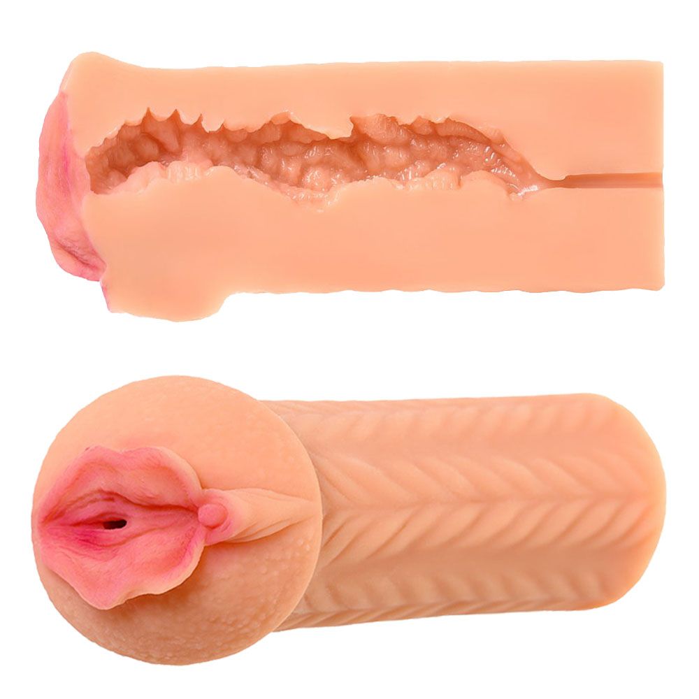 Kokos Elegance 004 - Masturbator, W kolorze cielistym, 16 cm