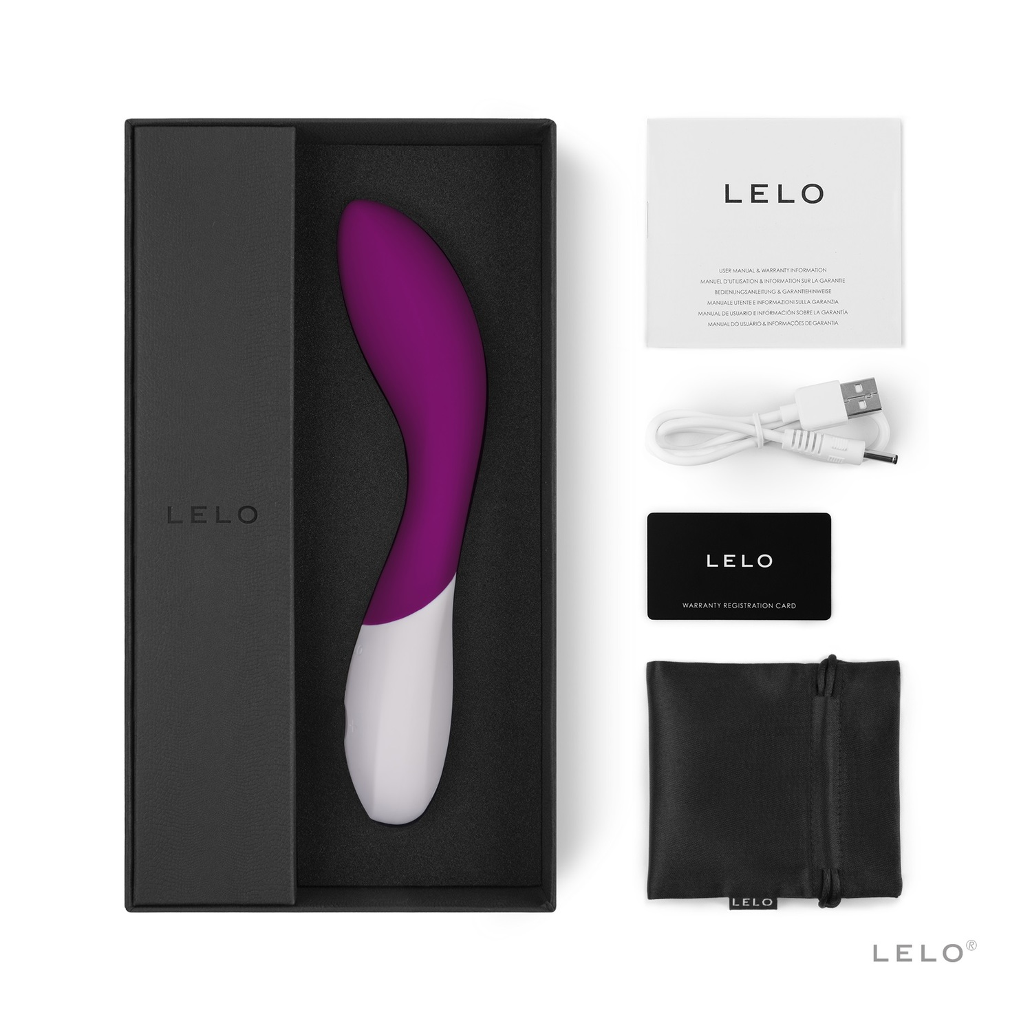 Вибратор Lelo Mona Wave, 19,5 см (розовый)