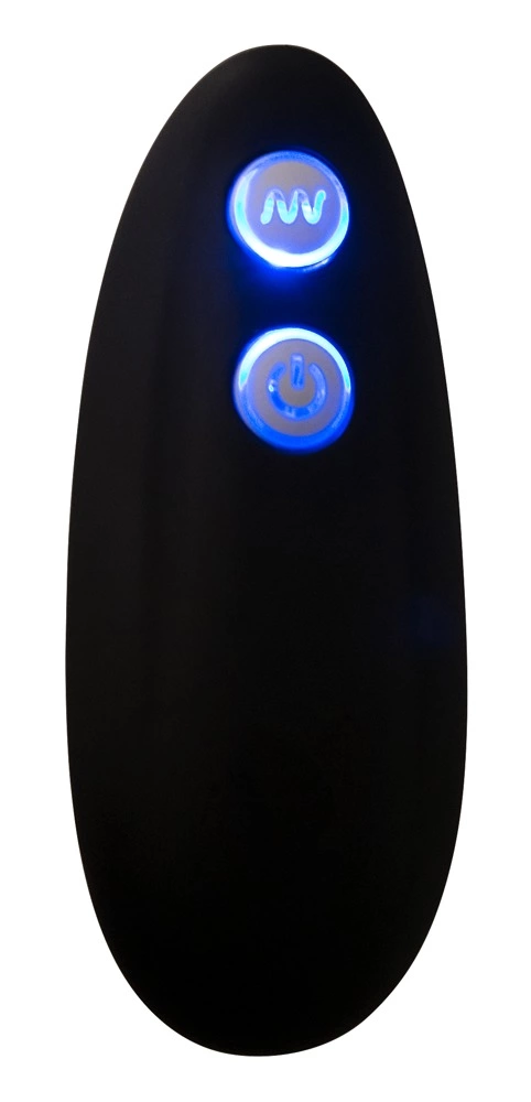 Korek analny Remote Controlled Vibro Plug, 12 cm (czarny)