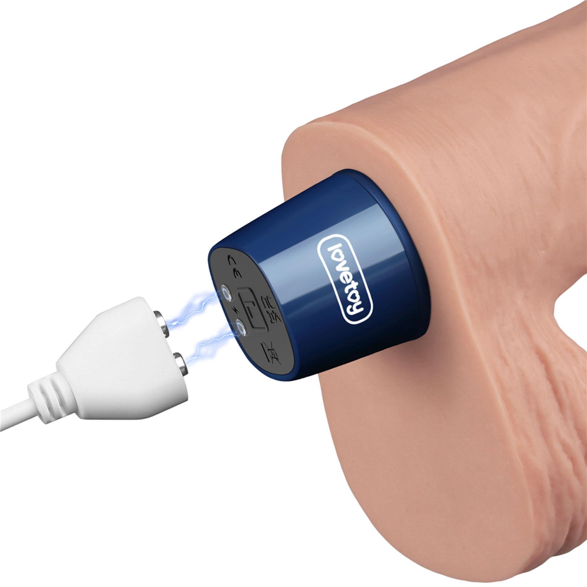 Vibrator Lovetoy Real Softee 9", 23 cm (w kolorze cielistym)