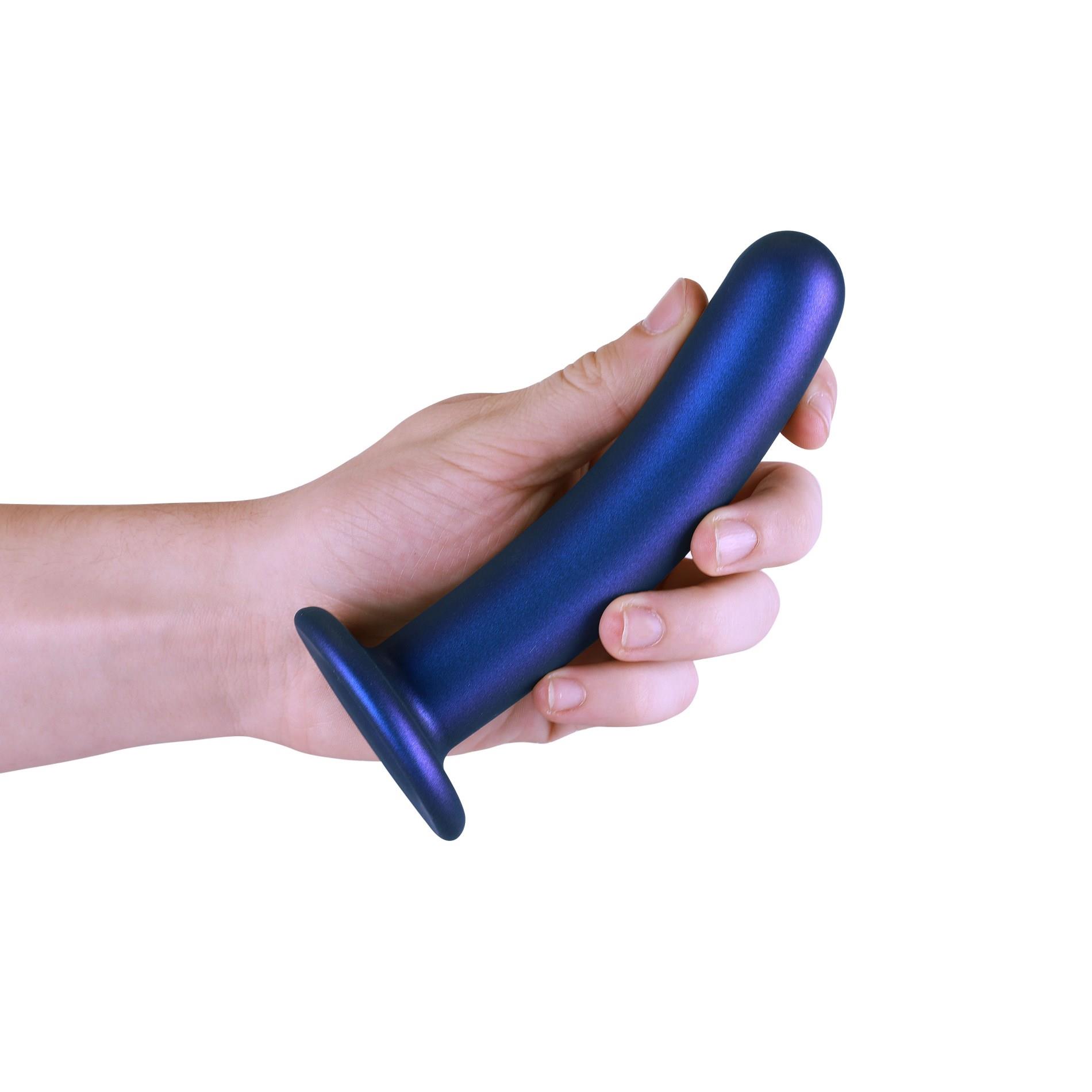Фаллоимитатор Ouch! Smooth G-Spot Dildo 6'', 15 см (синий)