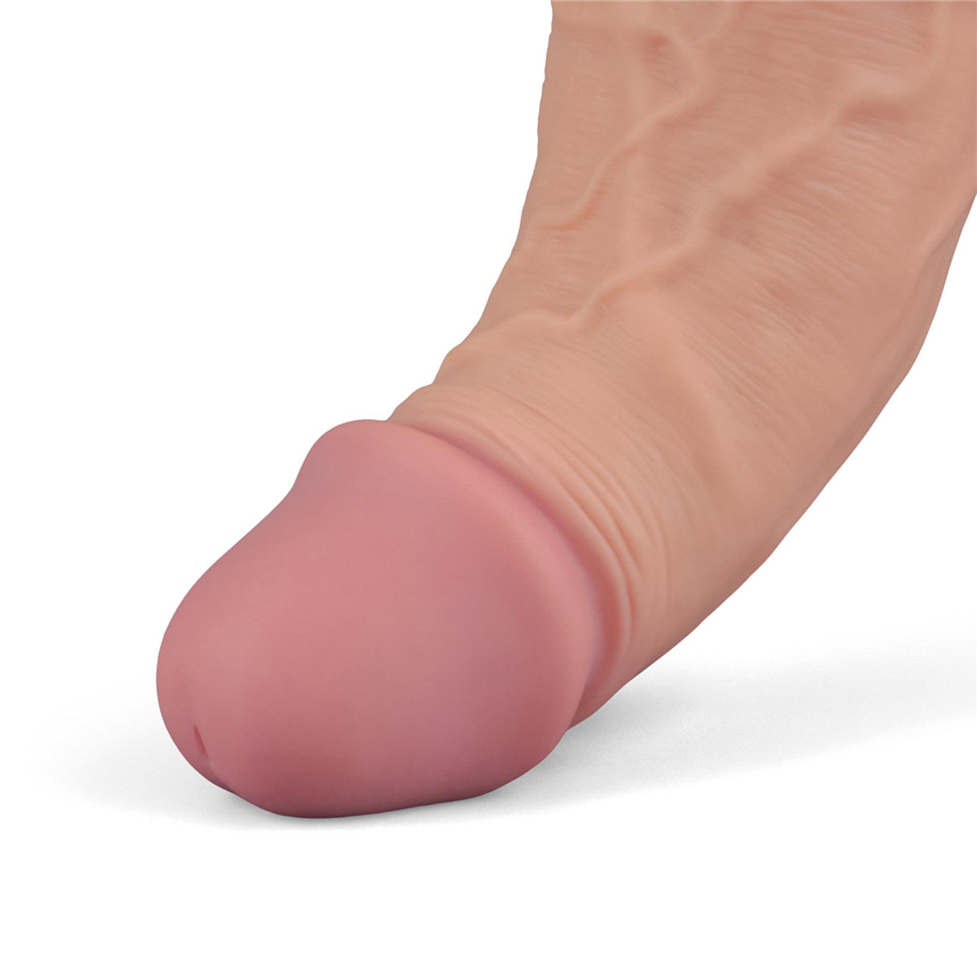 Вибратор Lovetoy Real Softee 10", 25.5 см (телесный)