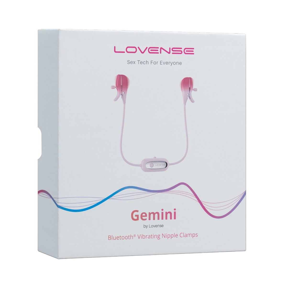 Зажимы для сосков Lovense Gemini, 5,7 см (розовый)