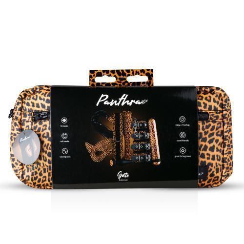 Набор BDSM аксессуаров Panthra Gato Set, 8 шт (леопардовый)