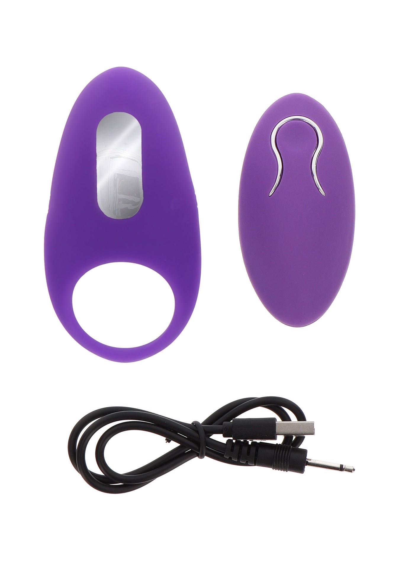 Эрекционное кольцо Toy Joy Happiness Tease & Arouse C-Ring, 8.9 см (фиолетовый)