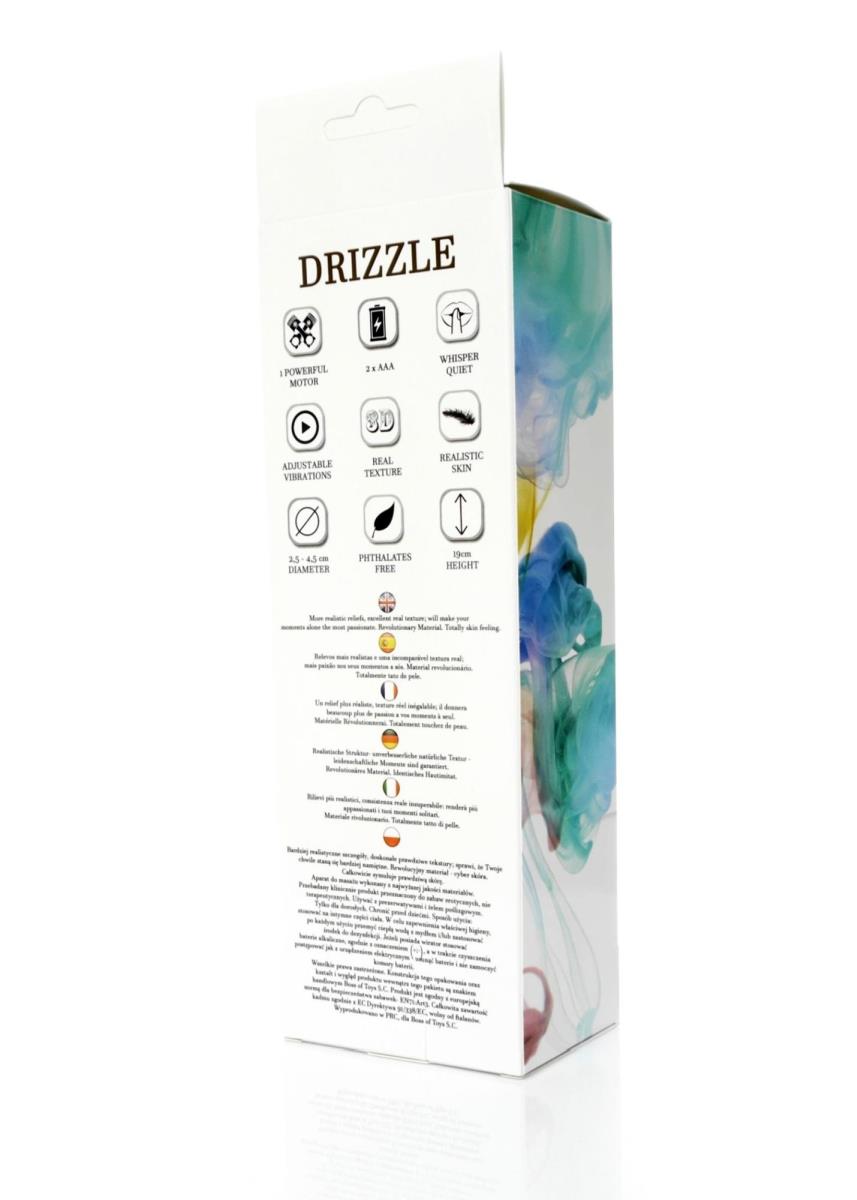 Вибратор B - Series Weather Drizzle, 19 см (телесный)
