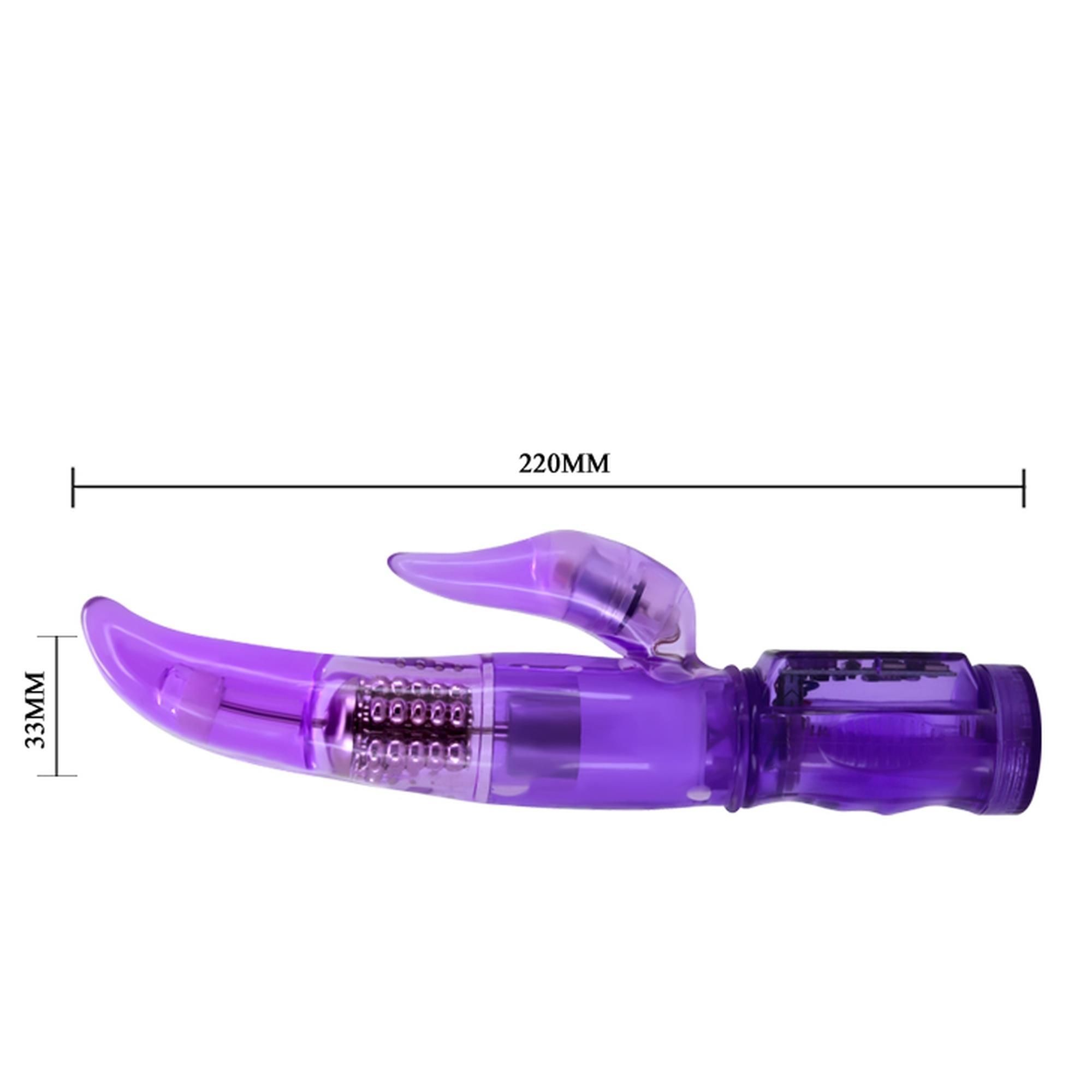Вибратор-кролик Baile Perfect To Enjoy, 22 см (фиолетовый)