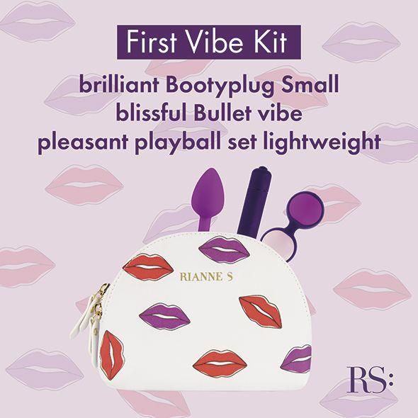 Набор секс-игрушек Rianne S Essentials First Vibe Kit, 3 шт (фиолетовый)