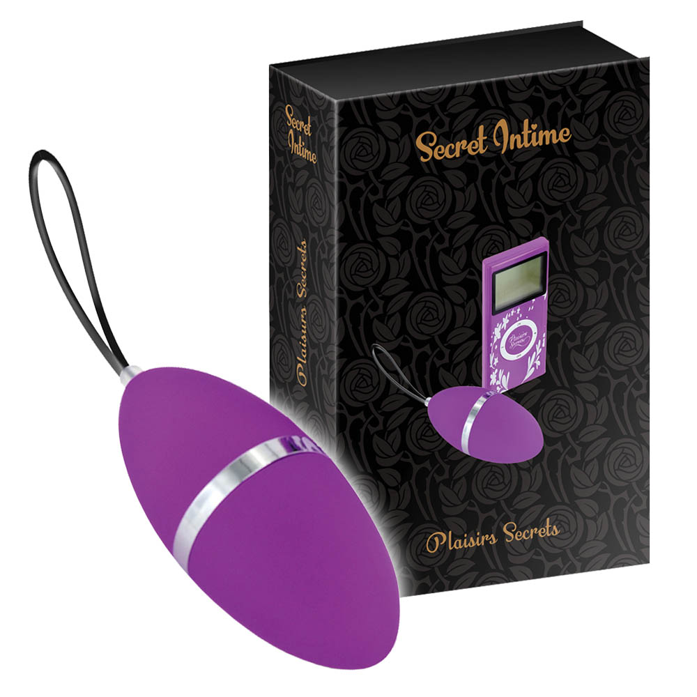 Виброяйцо Secret Intime Plaisirs Secrets, 7.9 см (фиолетовый)