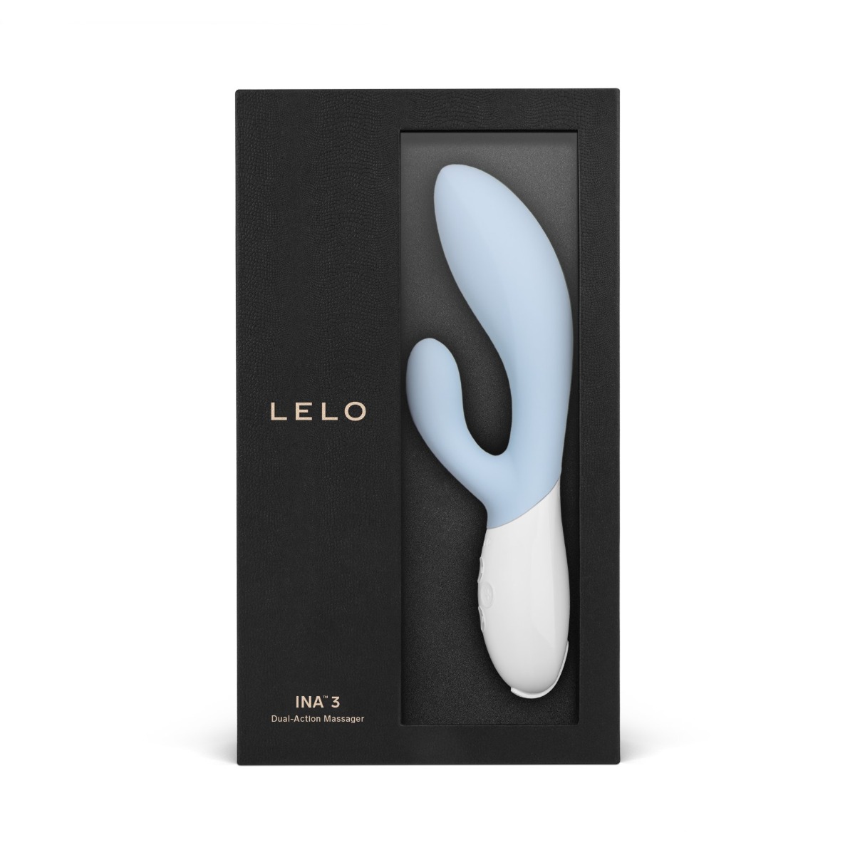 Вибратор-кролик Lelo Ina 3, 20 см (голубой)