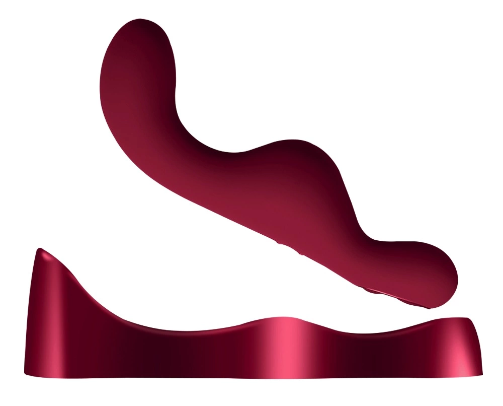Вибратор Rocks Off Ruby Glow Blush, 18.5 см (красный)