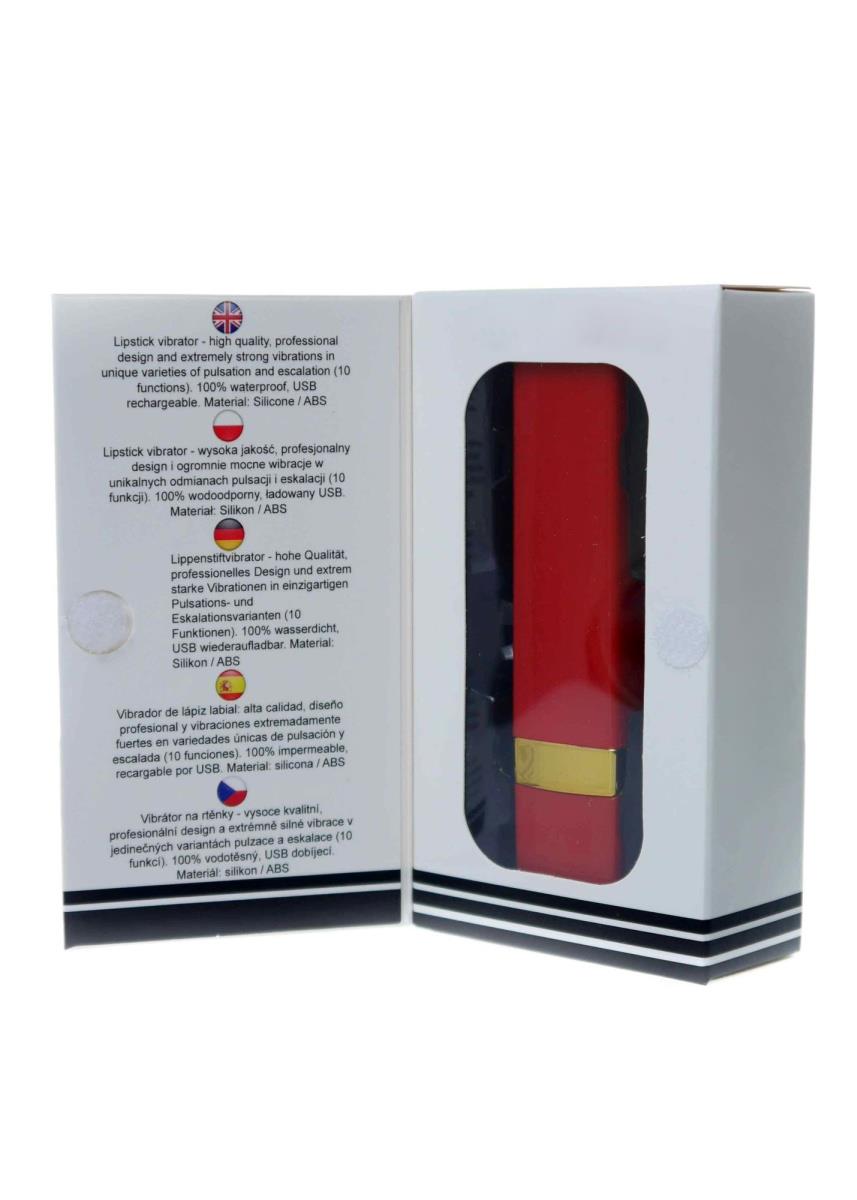 Вибратор для клитора B - Series Magic Lipstick Vibrator, 9.2 см (красный)