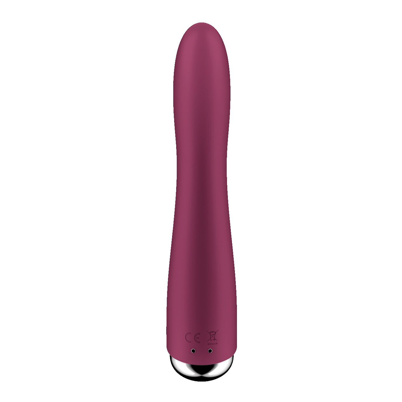 Вибратор Satisfyer Spinning Vibe 1, 17,5 см (бордовый)