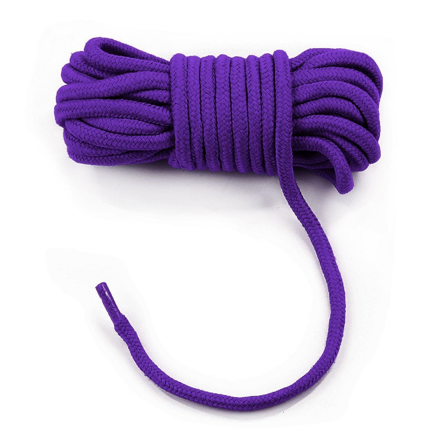 Мотузка LoveToy Fetish Bondage Rope, 10м (фіолетовий)