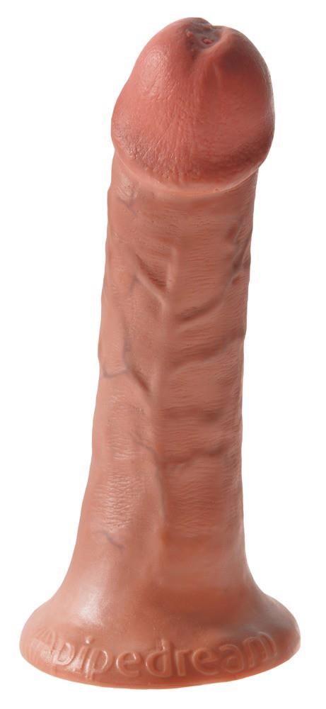 Фаллоимитатор King Cock 6", 17 см (коричневый)