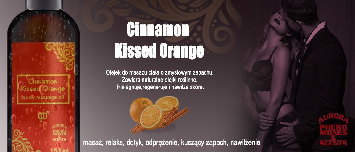 Массажное масло Aurora Olejek Cinnamon Kissed Orange, 150 мл