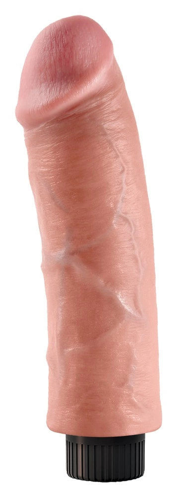 Вибратор King Cock Vibrating Cock 8 Inch, 20.3 см (телесный)