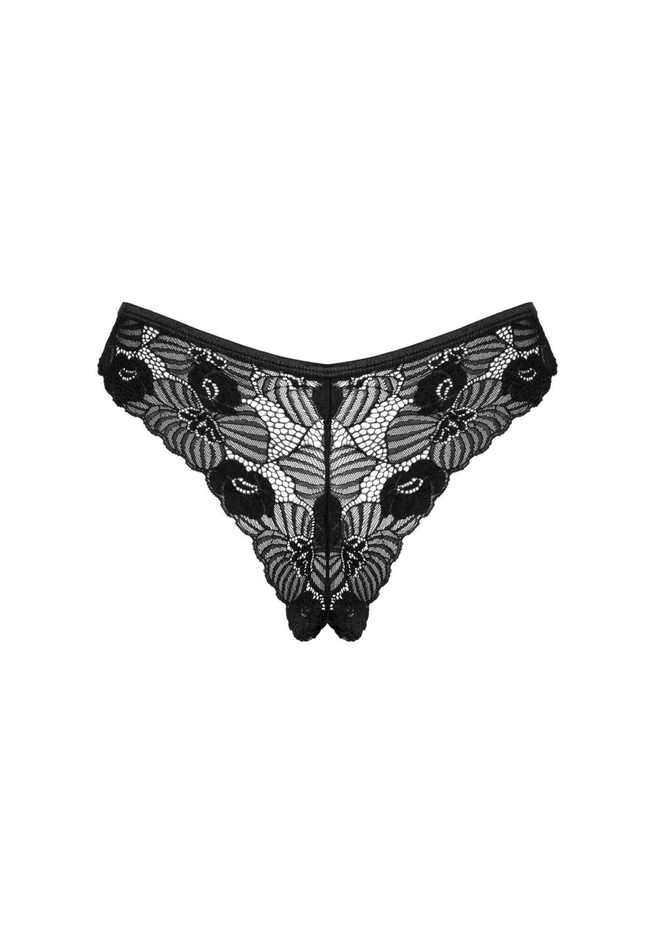 Трусики Obsessive Serena Love, XL/2XL (черный)